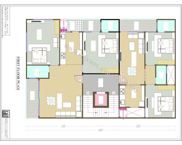 40x60 First Floor Plan