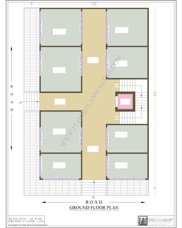 40x60 Ground Floor Plan (Copy)