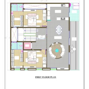 47'8"x46'6" First Floor Plan