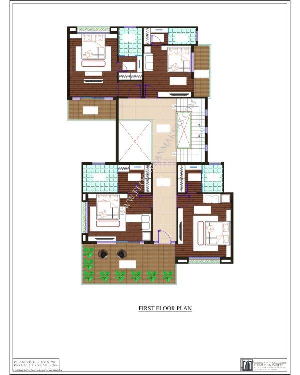 50X79 First Floor Plan