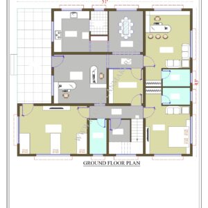 51x43 Ground Floor Plan