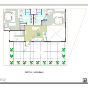 63x43 Second Floor Plan