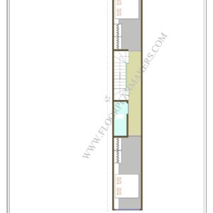 7x52 First Floor Plan